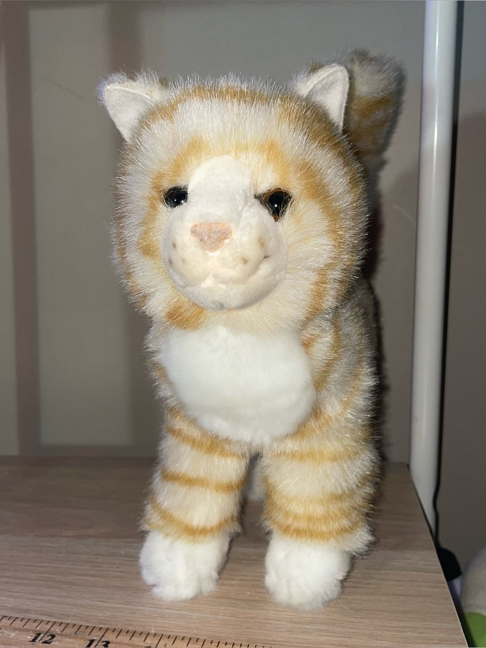 Douglas Cuddle Toy 9" Plush TIFFY Orange Tabby Cat  Stuffed Animal